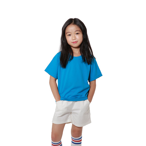 [아동] D쿨론 라운드 반팔 티셔츠(13색상)